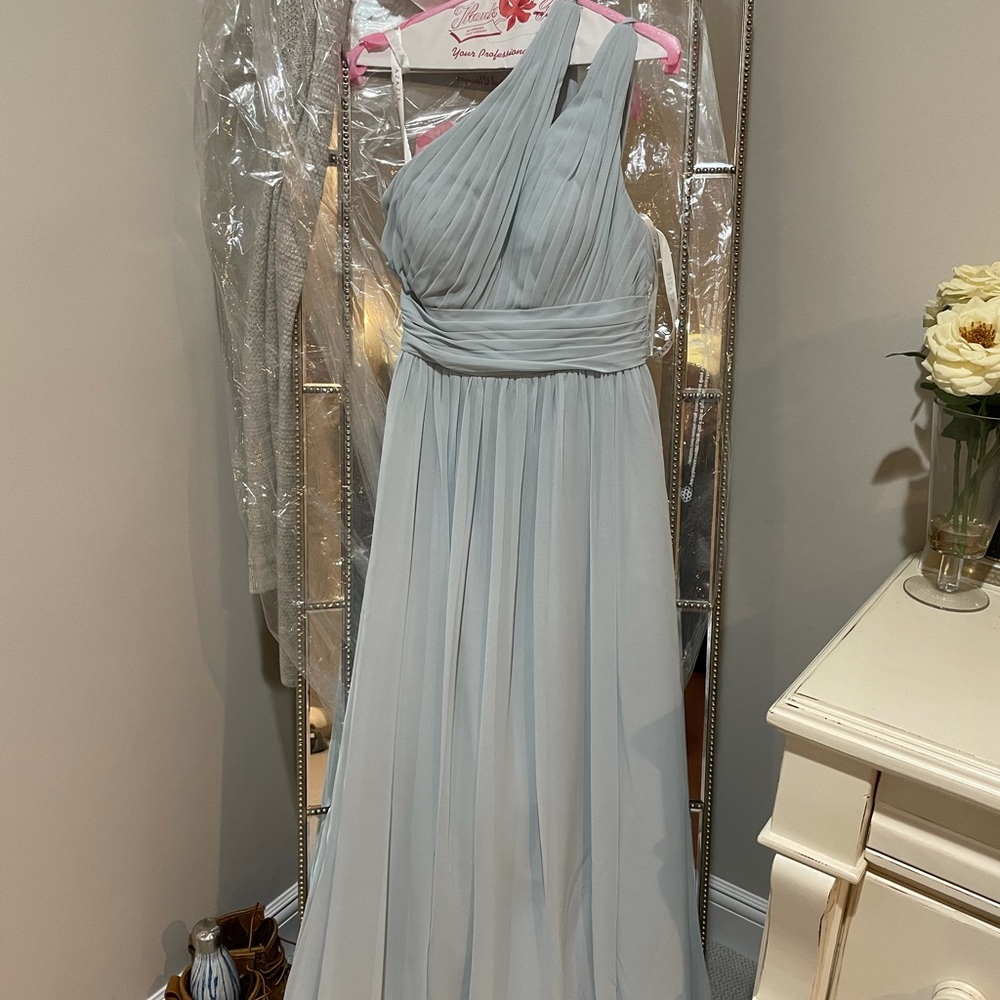 Azazie one shoulder bridesmaid dress